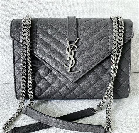 ysl grey bags|ysl saint laurent bag.